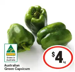 IGA Australian Green Capsicum offer