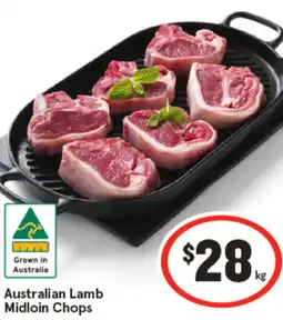 IGA Australian Lamb Midloin Chops offer