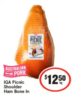 IGA IGA Picnic Shoulder Ham Bone In offer