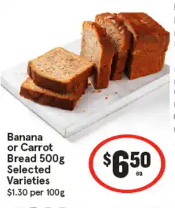 IGA Banana or Carrot Bread Selected Varieties offer