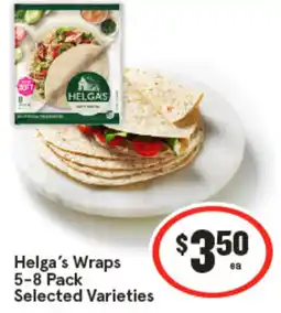IGA Helga's Wraps offer