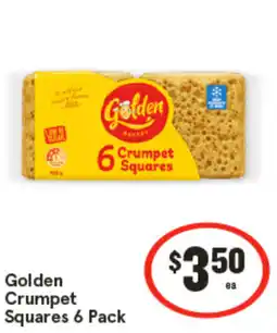 IGA Golden Crumpet Squares offer