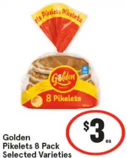 IGA Golden Pikelets Selected Varieties offer