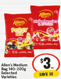 IGA Allen's Medium Bag Selected Varieties offer