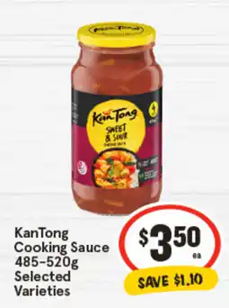 IGA KanTong Cooking Sauce Selected Varieties offer