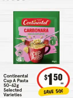 IGA Continental Cup A Pasta offer
