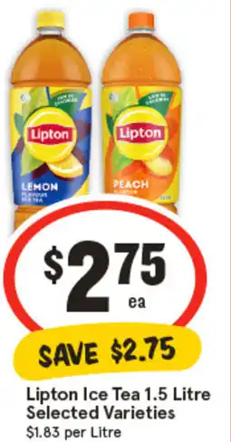 IGA Lipton Ice Tea Selected Varieties offer