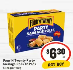 IGA | Four'N Twenty Party Sausage Rolls offer