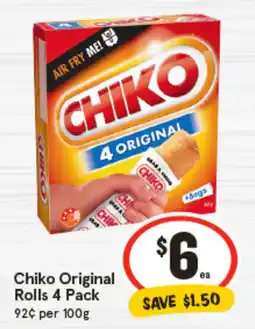 IGA Chiko Original 1 Rolls offer