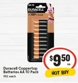 IGA Duracell Coppertop Batteries AA offer