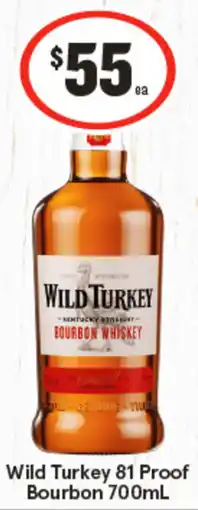 IGA Wild Turkey 81 Proof Bourbon offer