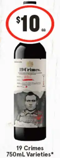 IGA 19 Crimes Varieties* offer