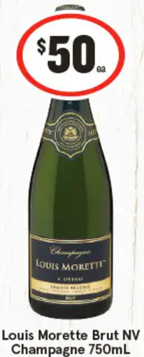 IGA Louis Morette Brut NV Champagne offer