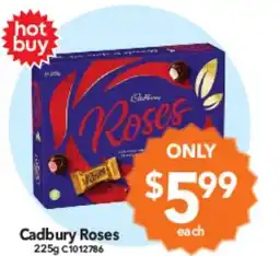 Cheap as Chips Cadbury Roses offer