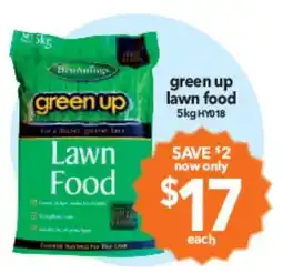 Cheap as Chips green up lawn food offer