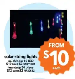 Cheap as Chips Solar String Lights offer