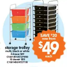 Cheap as Chips Storage Trolley offer