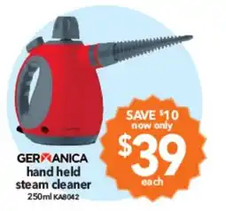Cheap as Chips GERXANICA hand held steam cleaner offer