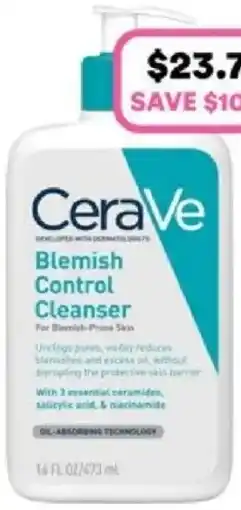 Priceline CeraVe Blemish Control Cleanser offer