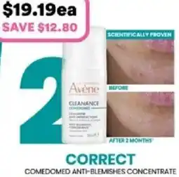 Priceline Avène Cleanance comedomed anti-blemishes concentrate offer