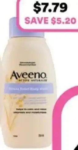 Priceline Aveeno Stress Relief Body Wash offer