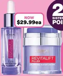 Priceline L'oreal revitalift plumping water cream offer