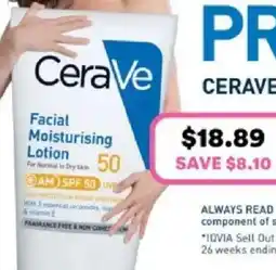Priceline CeraVe Facial Moisturising Lotion offer