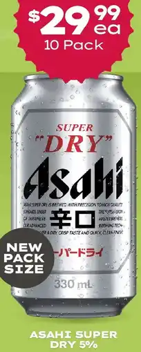 Thirsty Camel Asahi super dry 5% offer