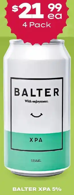 Thirsty Camel Balter xpa 5% offer