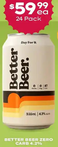 Thirsty Camel Better beer zero carb 4.2% offer