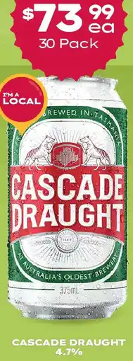 Thirsty Camel Cascade draught 4.7% offer