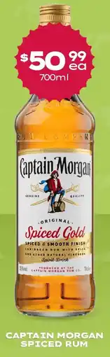 Thirsty Camel Captain morgan spiced rum offer
