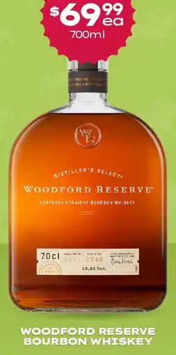 Thirsty Camel Woodford reserve bourbon whiskey offer