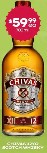 Thirsty Camel Chivas 12yo scotch whisky offer