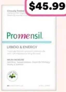 Priceline Promensil libido & energy offer