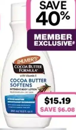 Priceline Palmer's cocoa butter softens offer