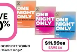 Priceline Good dye young haircare range offer