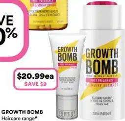 Priceline Growth bomb haircare range offer