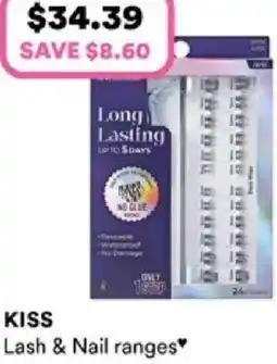 Priceline Kiss Lash & Nail ranges offer