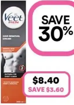 Priceline Veet men hair removal cream offer