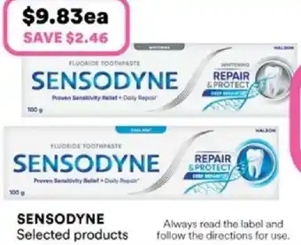 Priceline Sensodyne fluoride toothpaste offer