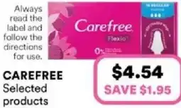 Priceline Carefree Selected products offer