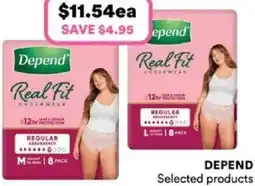 Priceline Depend Real Fit offer