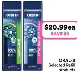 Priceline ORAL-B Selected Refill products offer