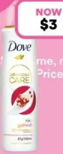 Priceline Dove Advanced Care offer
