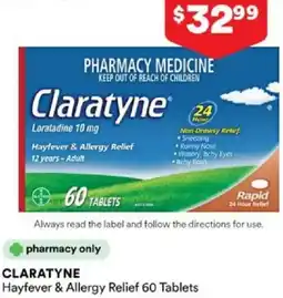 Priceline Claratyne Hayfever & Allergy Relief offer