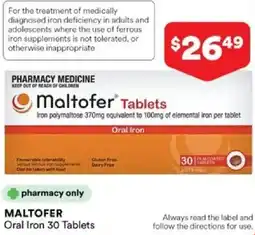 Priceline Maltofer Oral Iron offer