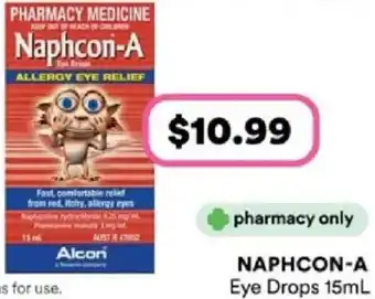 Priceline Naphcon-a eye drops offer