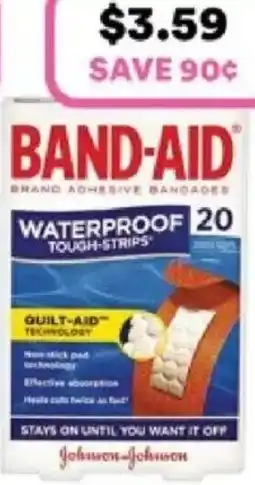 Priceline Band-aid waterproof tough-strips offer