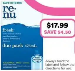 Priceline Re- nu duo pack offer